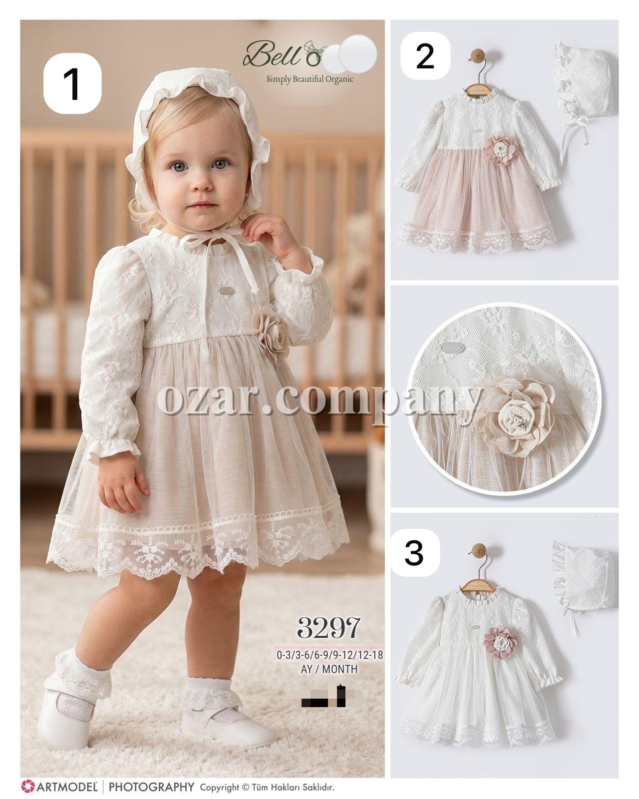 Нарядное Платье Для Девочки Bello Joy (0-3/3-6/6-9/9-12/12-18мес.)