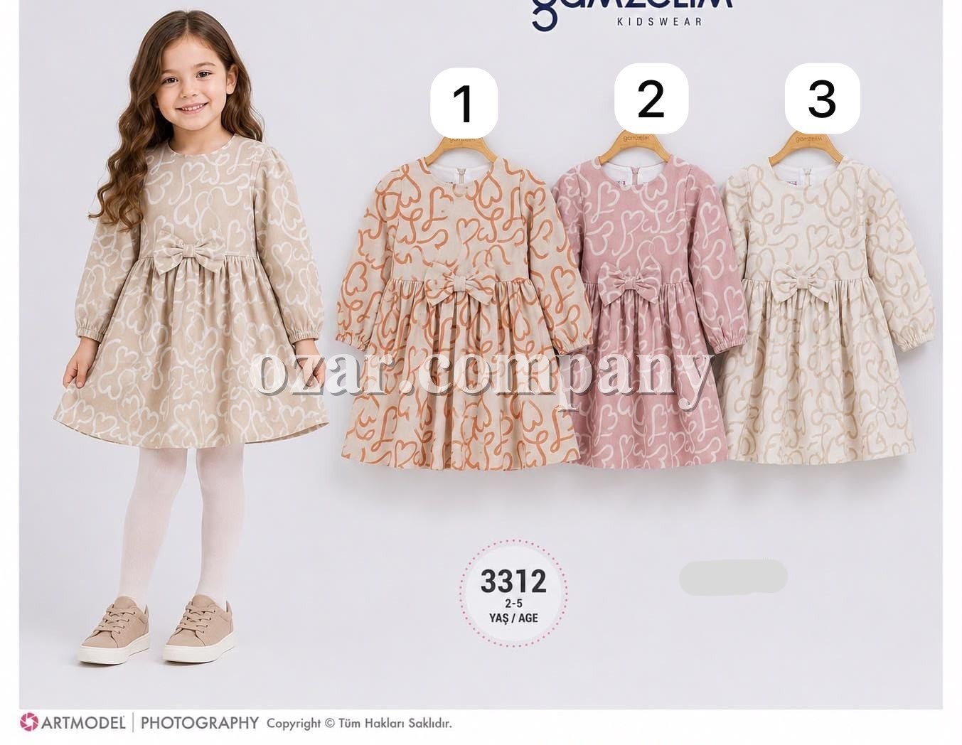 Платье Для Девочки Gamzelim (2-3-4-5лет)
