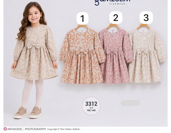 Платье Для Девочки Gamzelim (2-3-4-5лет)