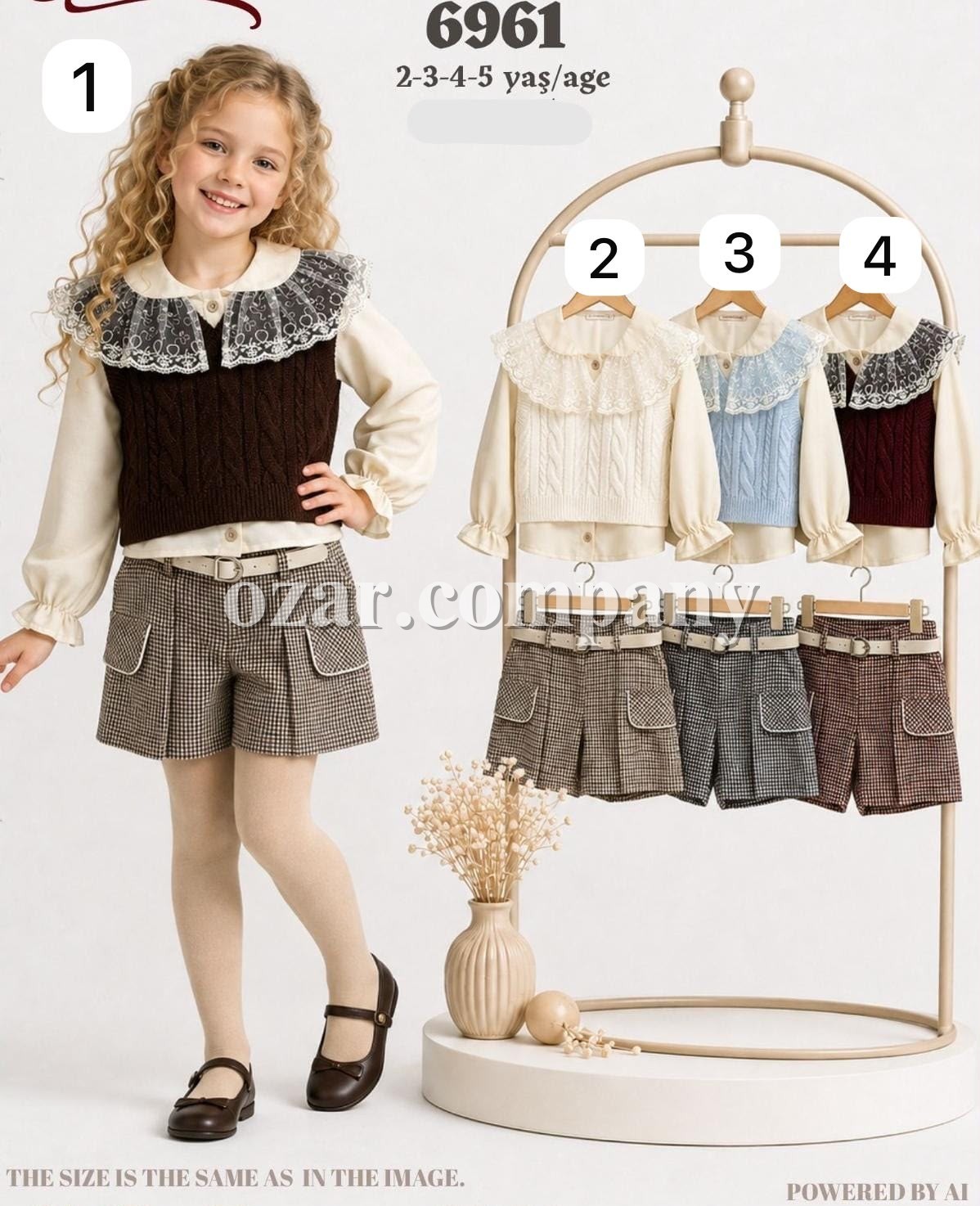 Костюм Тройка Для Девочки Cocoland (2-3-4-5лет)