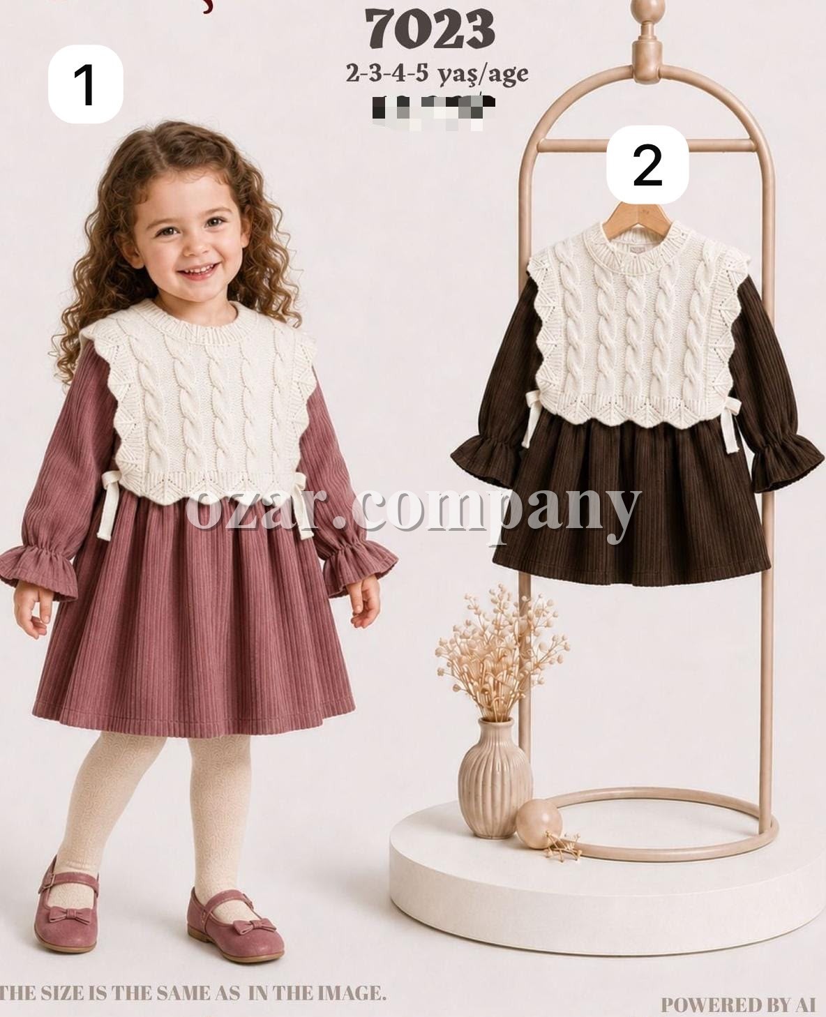 Платье Для Девочки Cocoland  (2-3-4-5лет)