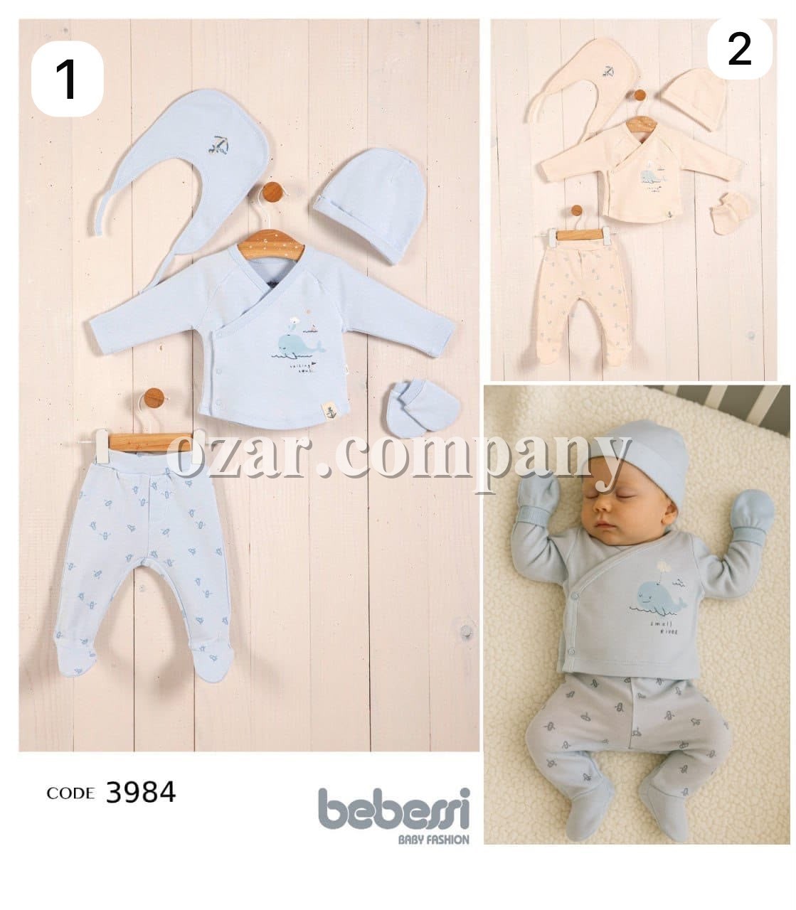 Комплект Для Мальчика Bebessi (0-3мес.)