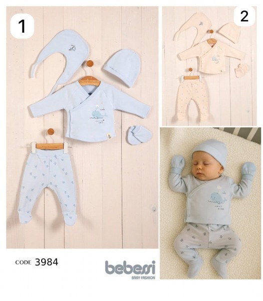 Комплект Для Мальчика Bebessi (0-3мес.)