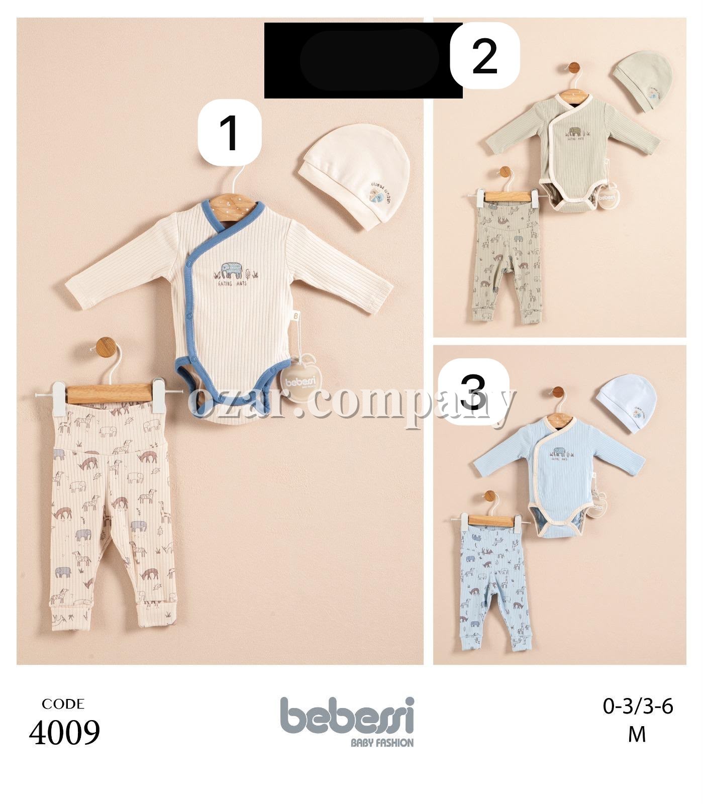 Комплект Для Мальчика Bebessi (0-3/3-6мес.) 