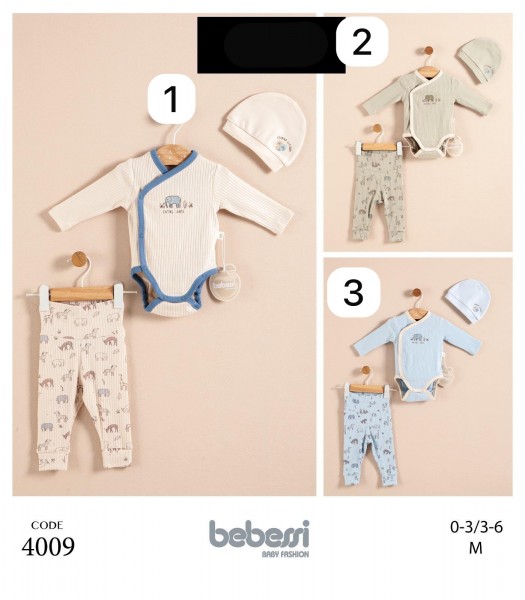 Комплект Для Мальчика Bebessi (0-3/3-6мес.) 