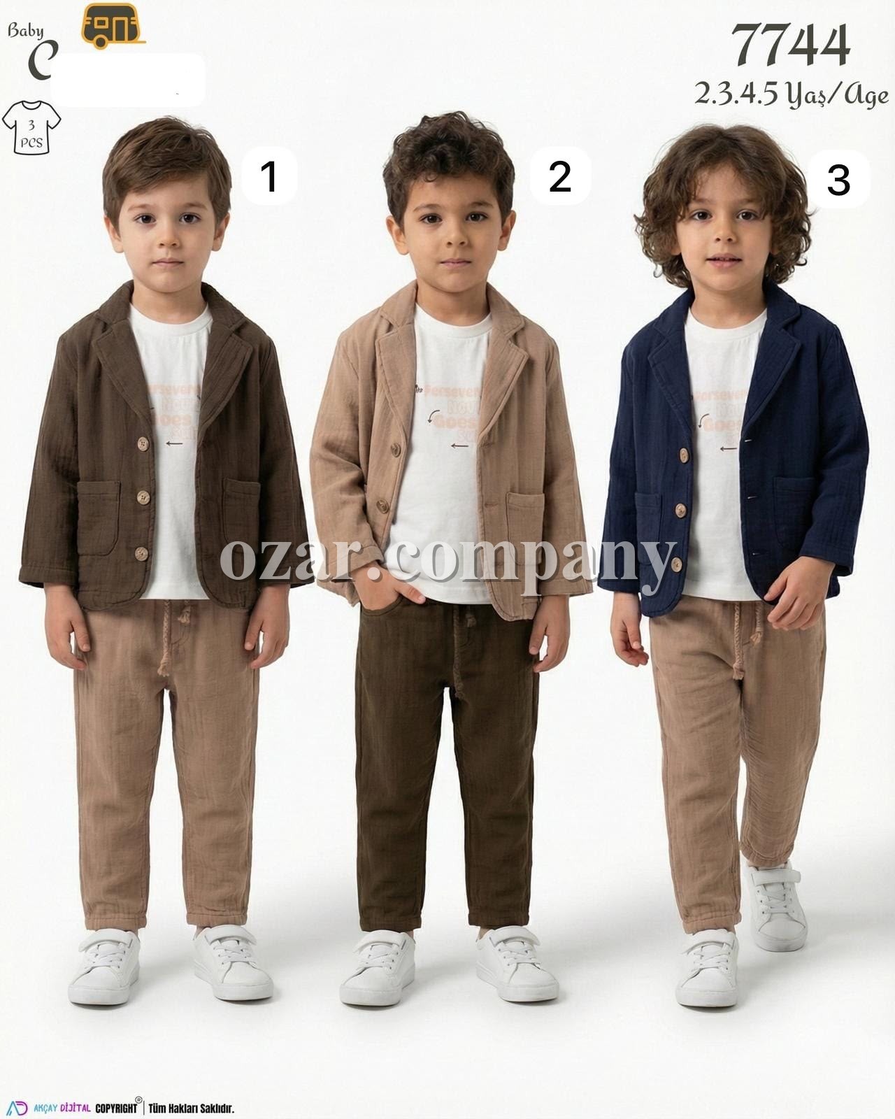 Костюм Тройка Для Мальчика Caravan (2-3-4-5лет)