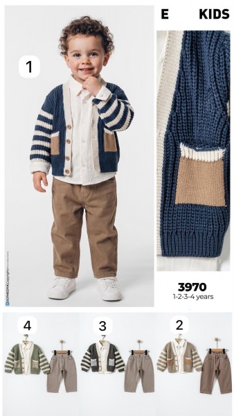 Костюм Тройка Для Мальчика Ecoo Kids (1-2-3-4лет) 