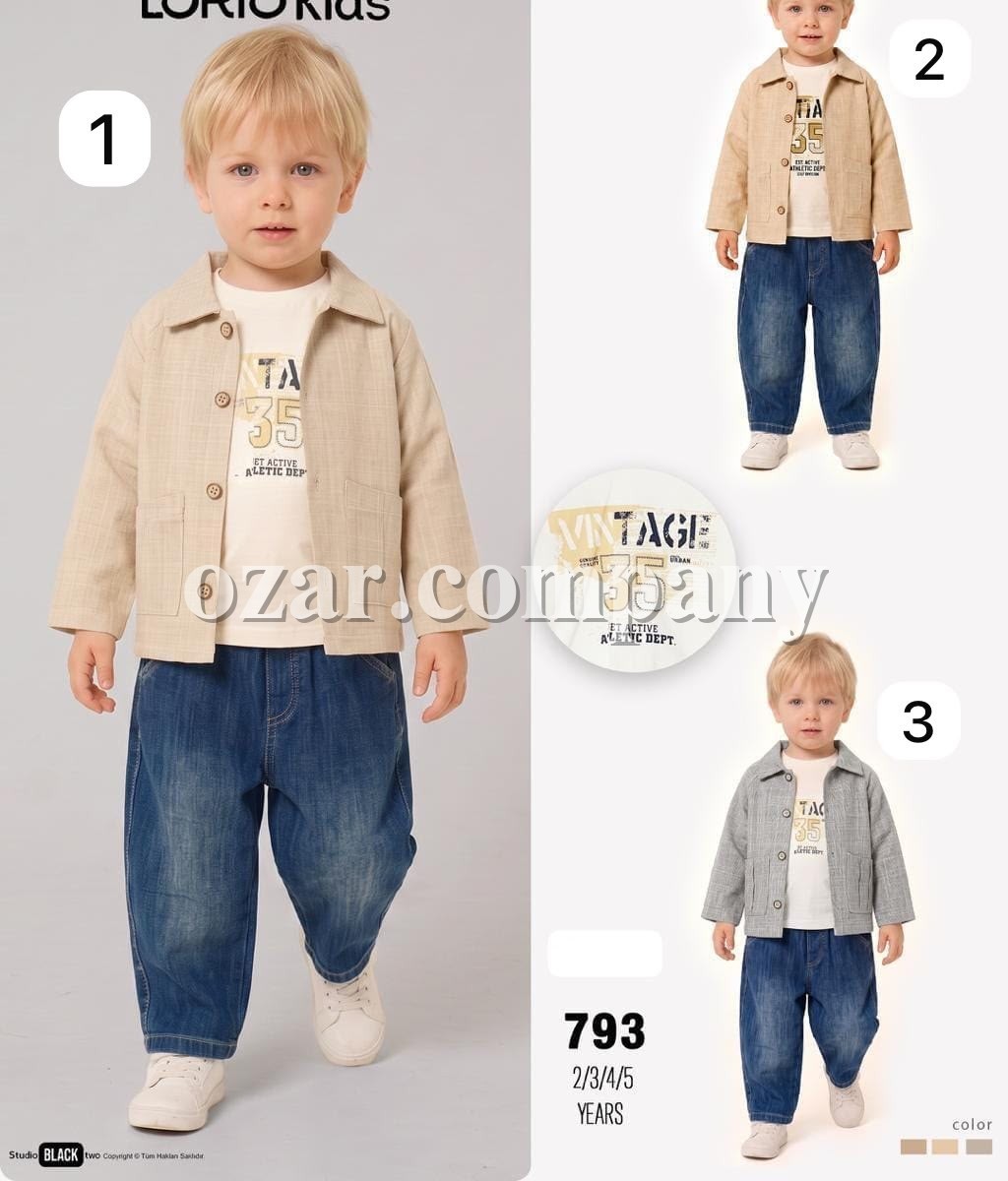 Костюм Тройка Для Мальчика Lorio Kids (2-3-4-5лет)