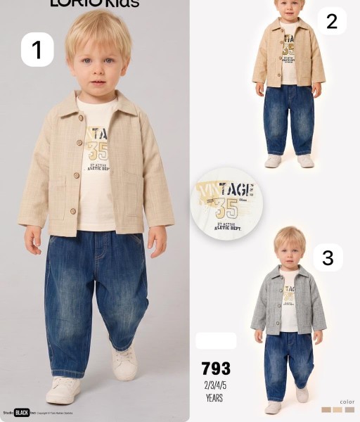Костюм Тройка Для Мальчика Lorio Kids (2-3-4-5лет)