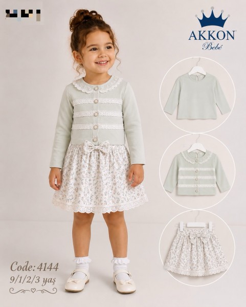Костюм Тройка Для Девочки Akkon (9-12-24-36мес.)