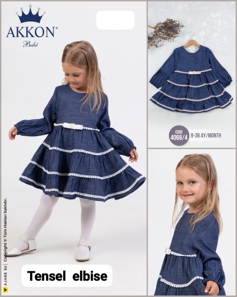 Платье Для Девочки Akkon (9-12-24-36мес.)