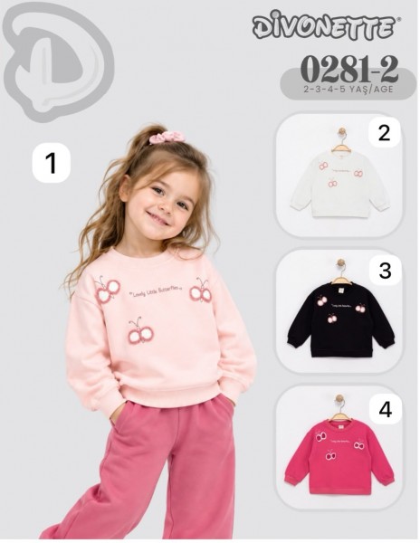 Свитшот Для Девочки Divonette (2-3-4-5лет)