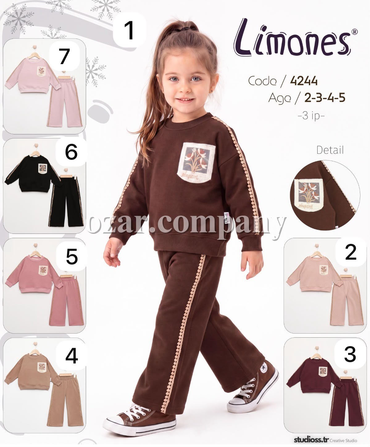 Костюм Тринитка Для Девочки Limones (2-3-4-5лет)