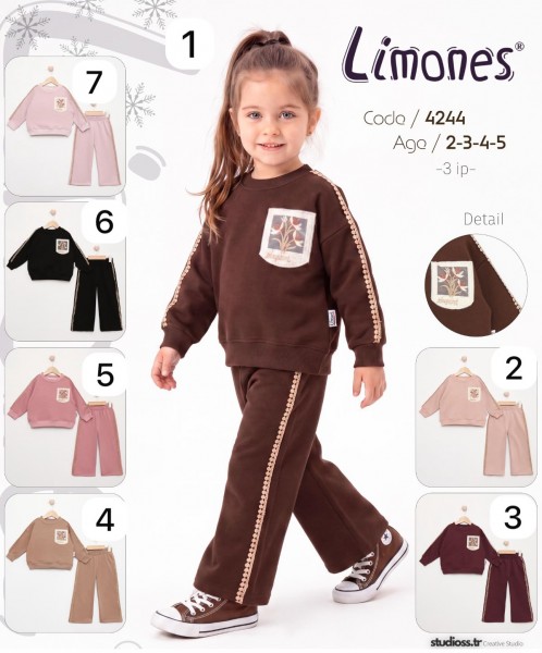Костюм Тринитка Для Девочки Limones (2-3-4-5лет)