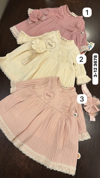 Платье Для Девочки Mini Born (3-6-9-12мес.)
