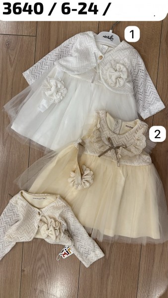 Нарядное Платье Для Девочки Mini Born (6-9/9-12/12-18/18-24мес.)