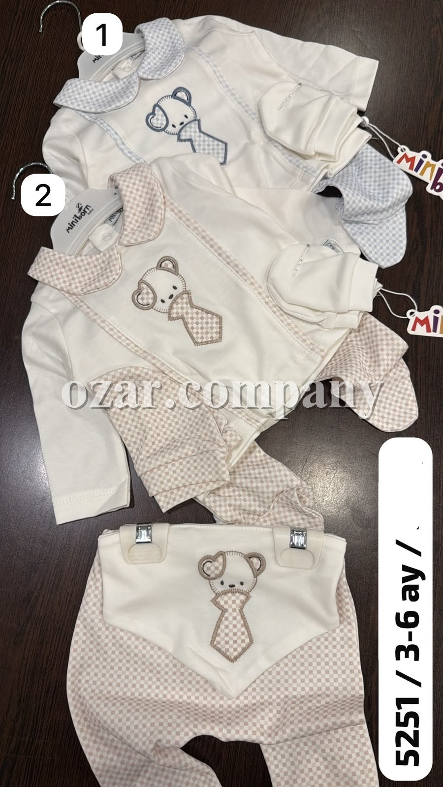 Комплект Для Мальчика Mini Born (0-3/3-6мес.) 
