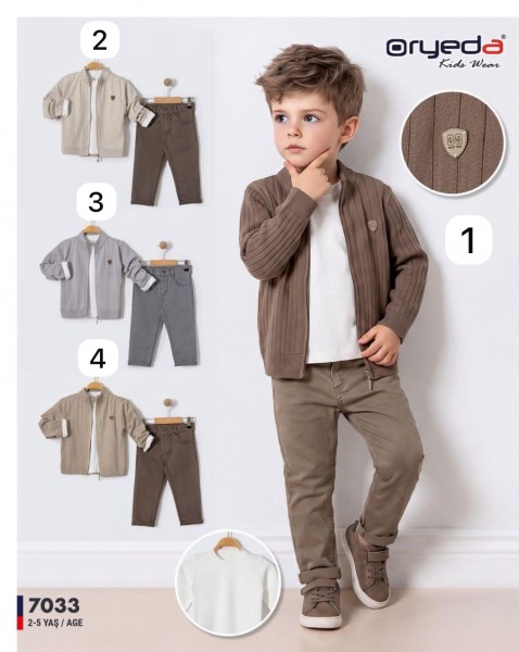 Костюм Тройка Для Мальчика Oryeda (2-3-4-5лет)