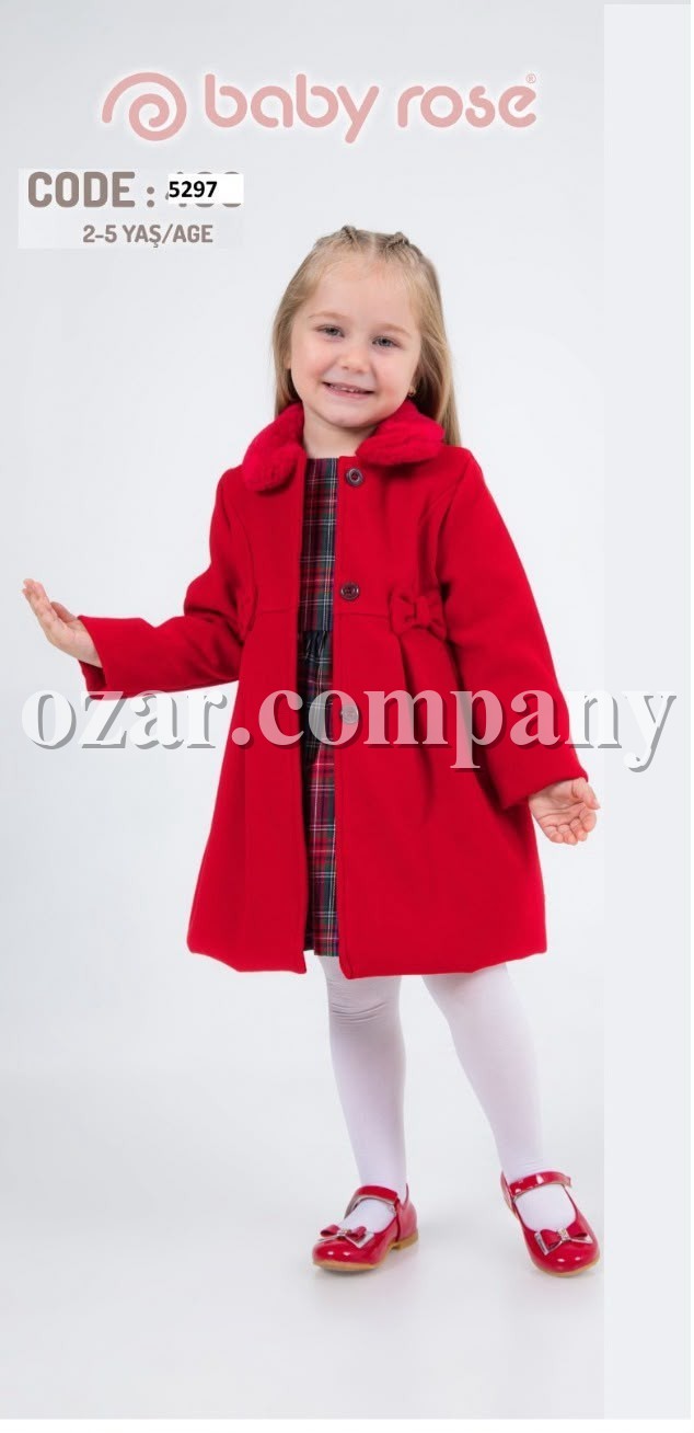 Пальто Для Девочки Baby Rose (2-3-4-5лет)