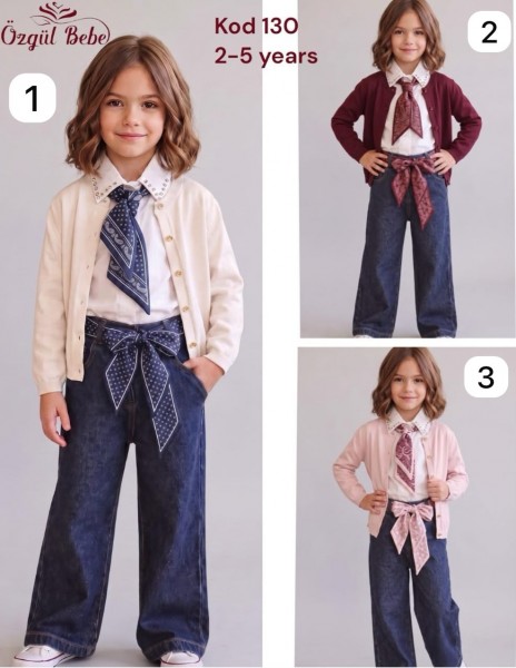 Костюм Тройка Для Девочки Ozgul Bebe (2-3-4-5лет)