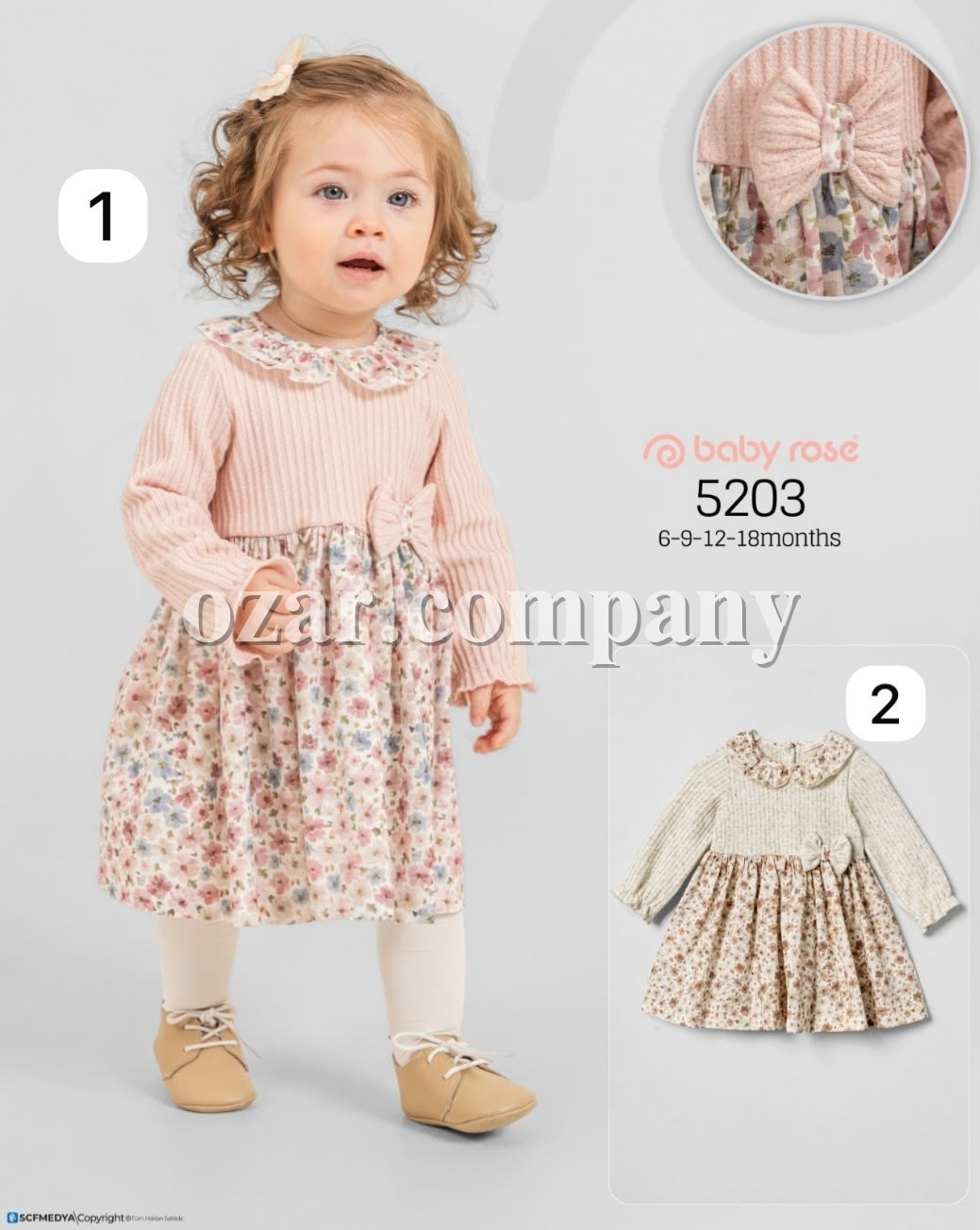 Платье Для Девочки Baby Rose (6-9-12-18мес.)