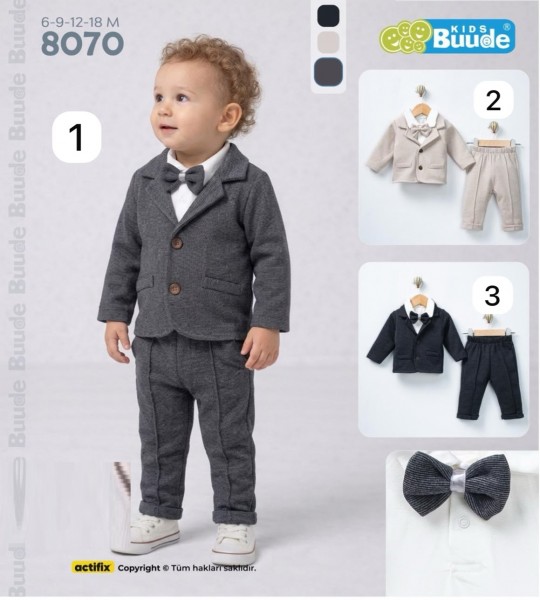 Костюм Тройка Для Мальчика Buude Kids (6-9-12-18мес.)