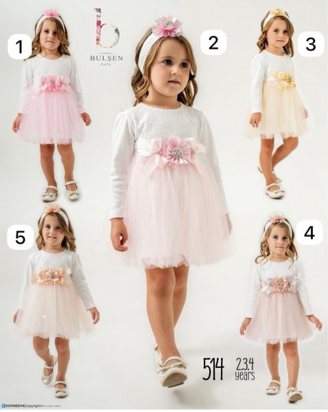 Нарядное Платье Для Девочки Bulsen (2-3-4лет) 