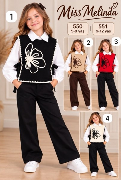 Костюм Тройка Для Девочки Miss Melinda (5-6-7-8лет) 