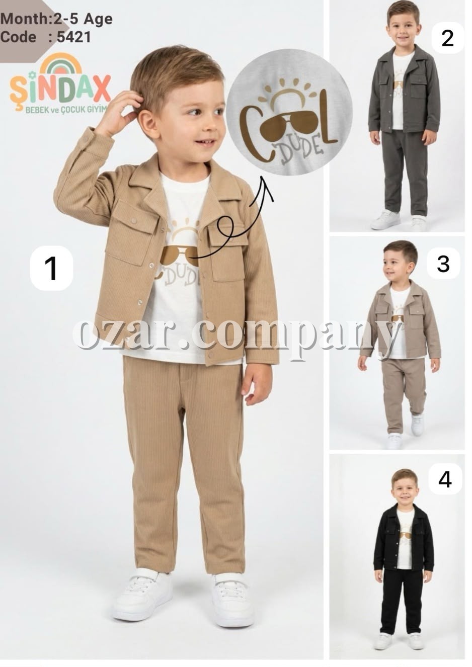 Костюм Тройка Для Мальчика Sindax (2-3-4-5лет)