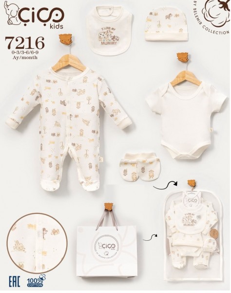 Комплект Для Новорождённых Cico Kids (0-3/3-6/6-9мес.)