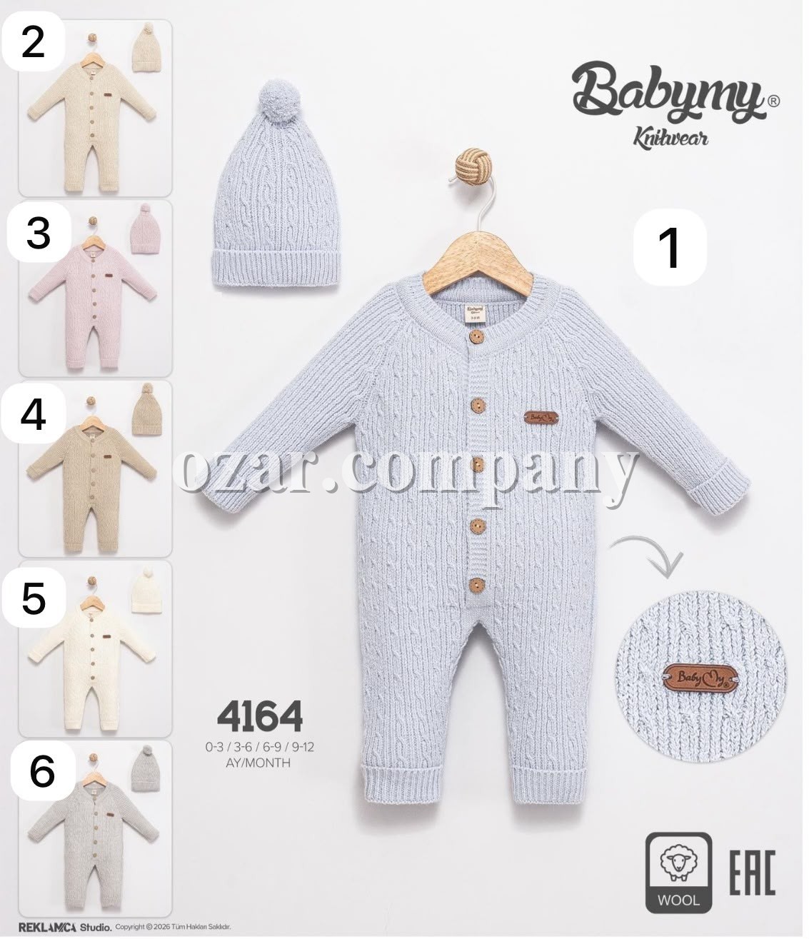 Человечек Для Новорождённых Babymy (0-3/3-6/6-9/9-12мес.)