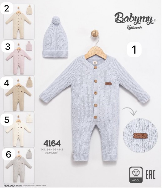 Человечек Для Новорождённых Babymy (0-3/3-6/6-9/9-12мес.)