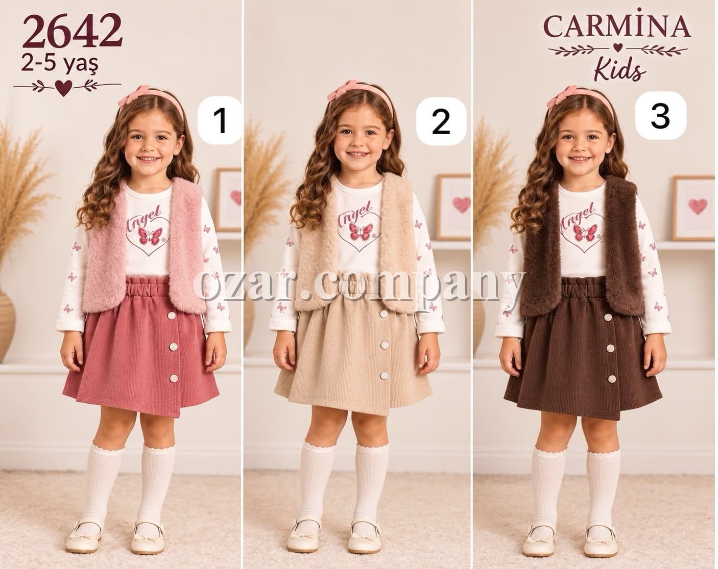 Костюм Тройка Для Девочки Carmina (2-3-4-5лет)