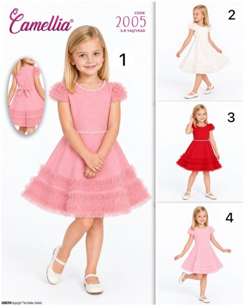 Нарядное Платье Для Девочки Camellia (5-6-7-8лет) 