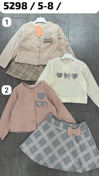 Костюм Тройка Для Девочки Baby Rose (5-6-7-8лет) 
