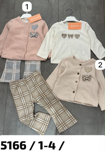 Костюм Тройка Для Девочки Baby Rose (1-2-3-4лет) 