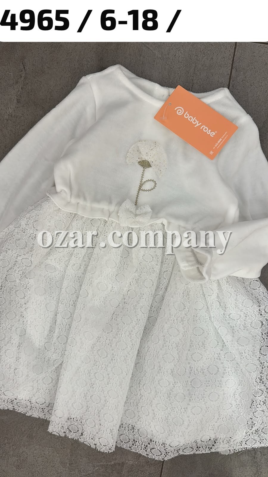 Платье Для Девочки Baby Rose (6-9-12-18мес.)