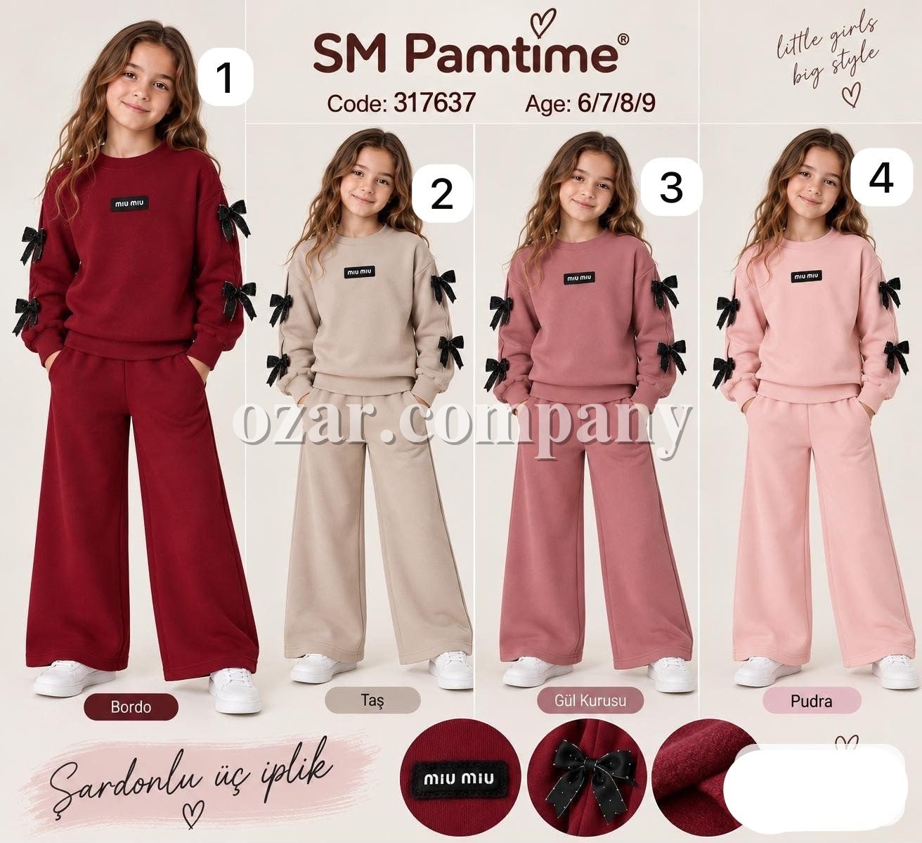 Костюм На Флисе Для Девочки Pamtime (6-7-8-9лет)