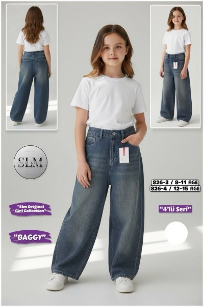 Джинсы Baggy Для Девочки SLM Kids (8-9-10-11лет)