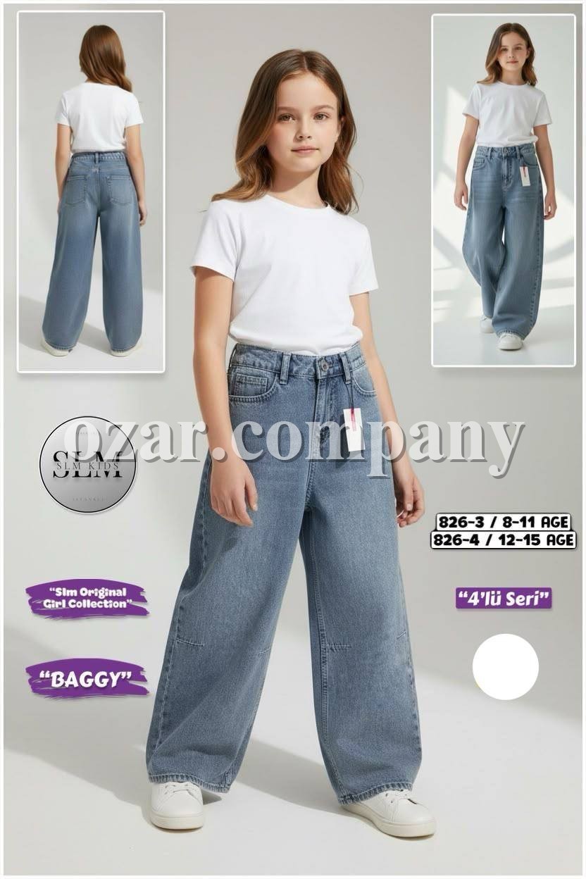 Джинсы Baggy Для Девочки SLM Kids (8-9-10-11лет)
