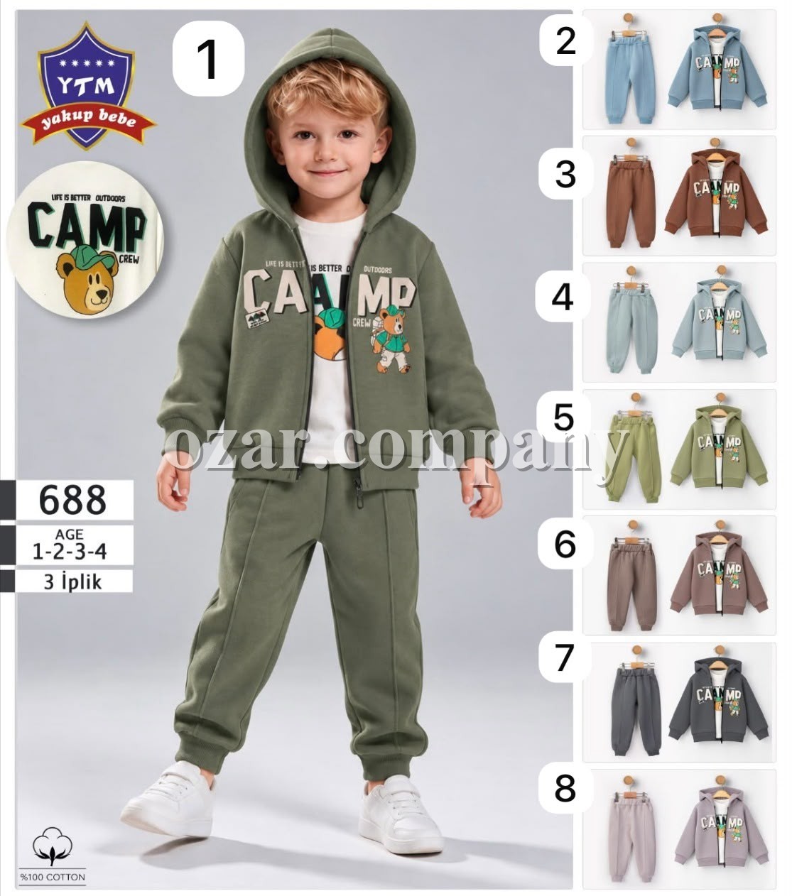 Костюм Тройка Тринитка Для Мальчика YTM (1-2-3-4лет) 