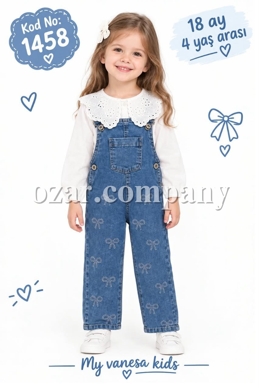 Джинсовый Комбинезон Для Девочки Vanessa (1-2-3-4лет) 