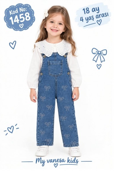Джинсовый Комбинезон Для Девочки Vanessa (1-2-3-4лет) 