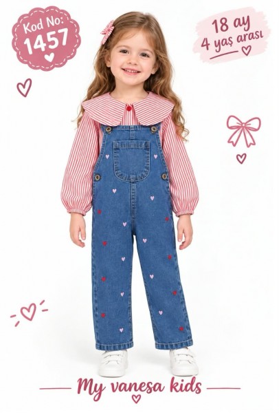 Джинсовый Комбинезон Для Девочки Vanessa (1-2-3-4лет) 