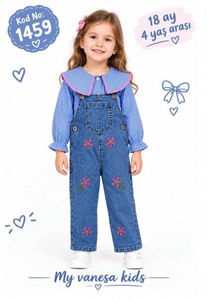 Джинсовый Комбинезон Для Девочки Vanessa (1-2-3-4лет) 