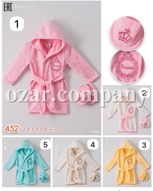Халат Для Новорождённых Ramel (1-2/2-3/3-4лет)