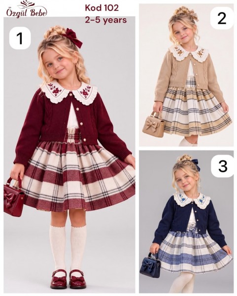 Костюм Тройка Для Девочки Ozgul Bebe (2-3-4-5лет)