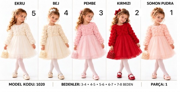 Платье Для Девочки Serkon (3-4/4-5/5-6/6-7/7-8лет) 