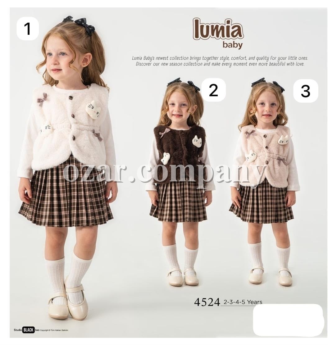 Костюм Тройка Для Девочки Lumia (2-3-4-5лет)