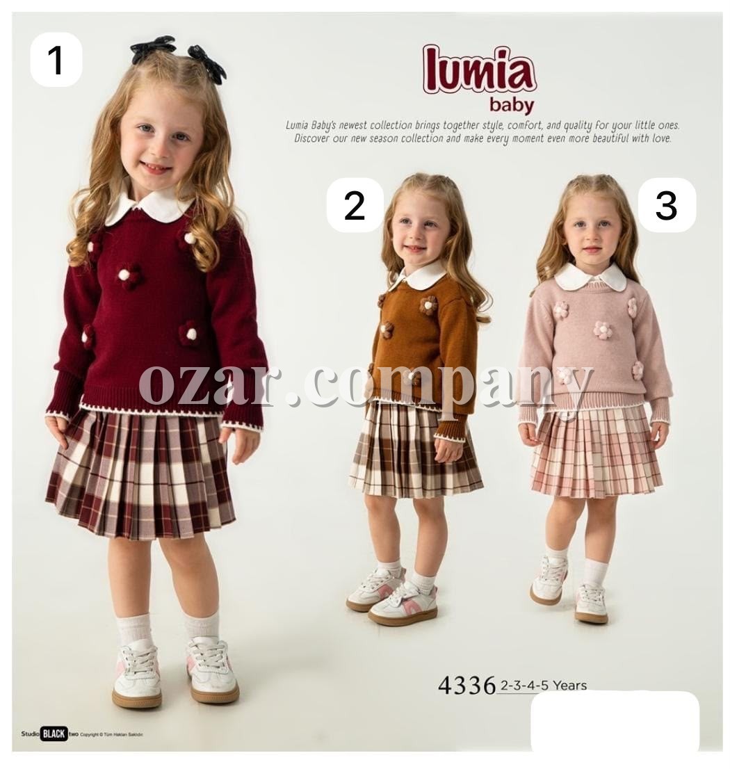 Костюм Тройка Для Девочки Lumia (2-3-4-5лет)